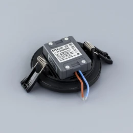 CLD50R082 Омега Черный Св-к Встр 8W*3000K