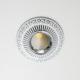 CLD041NW1 Боска Белый+Хром  Св-к Встр. 7W*3500K