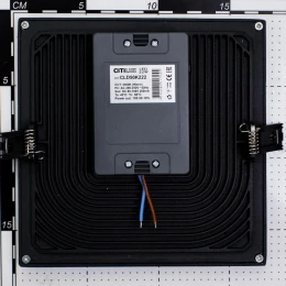 CLD50K222 Омега Черный Св-к Встр 22W*3000K