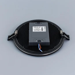 CLD50R222 Омега Черный Св-к Встр 22W*3000K