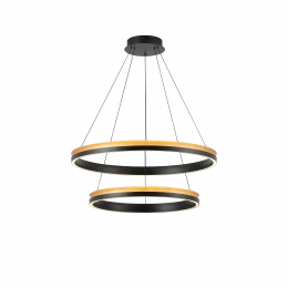Люстра светодиодная MD 11052-2 Black+Gold 