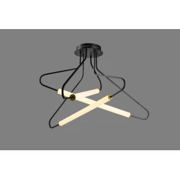 Люстра светодиодная MX 11049-800 Black+Gold